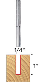 Double Flute Straight Bit 