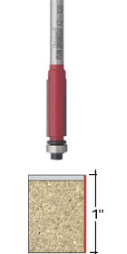 2-Flute Flush Trim Router Bit