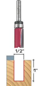 Top Bearing Flush Trim Bit